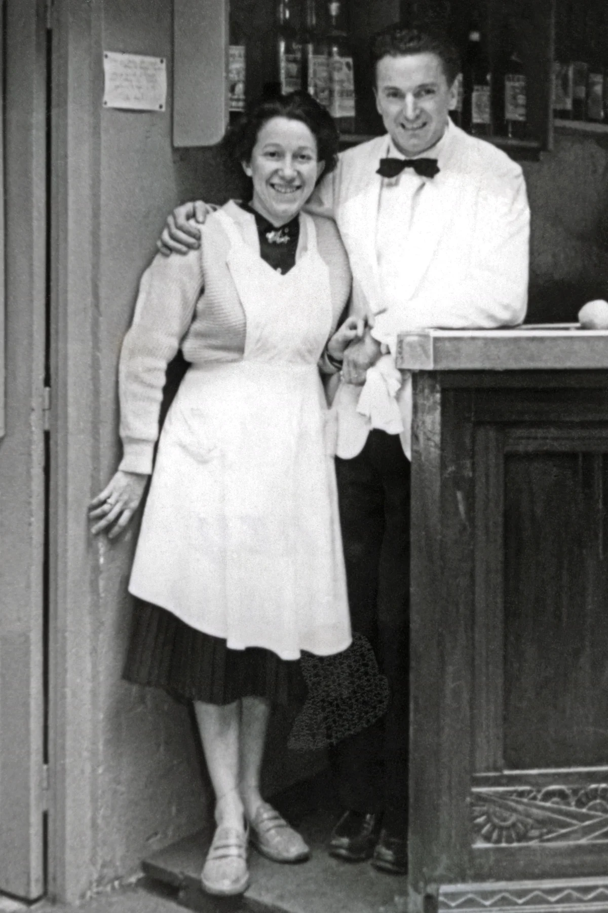 Charles and Janine Philip outside the family restaurant